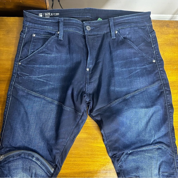 G-Star Raw 5620 3D Zip Knee Skinny Jeans 34X30 - Picture 2 of 10